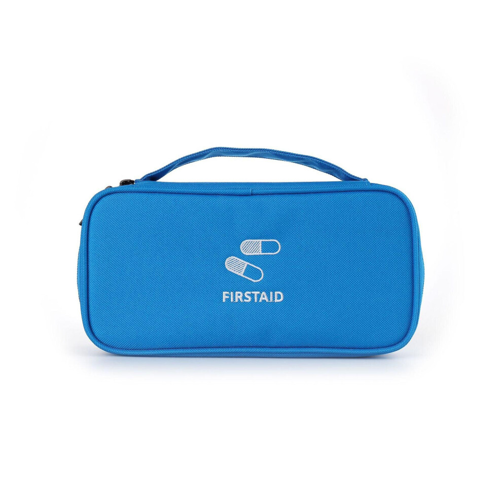 Blue (Blue) First Aid Bag Portable Medicine Emergency Pouch Outdoor Travel Camping Survival Bag