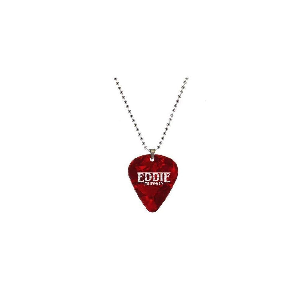 Zhike (Eddie Munson ) Stranger Things Netflix Eddie Munson Necklace Guitar Pick Replica Hellfire Club Not,Specified