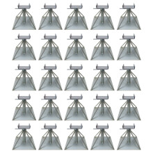 Caravan Chassis Axle Stands x25 (9.5" - 14" Static Supports Leveller)
