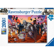 Ravensburger Mandalorian: Face Off 200-delige Puzzel voor Kinderen | Unieke en In elkaar grijpende Stukken | Educatief en Leuk | FSC-gecertificeerd