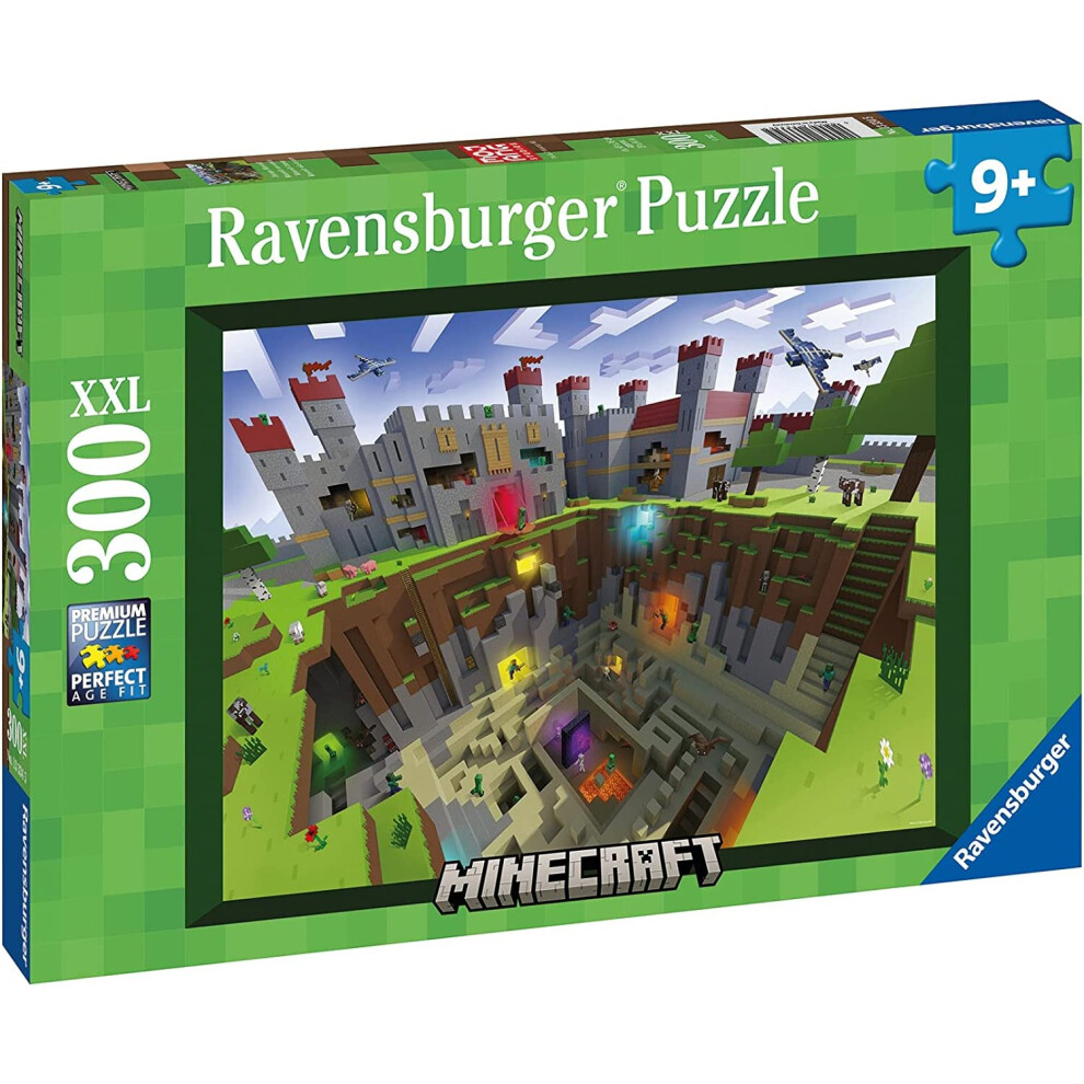 Jigsaw Puzzle - MINECRAFT CUTAWAY - 300 XXL Pieces