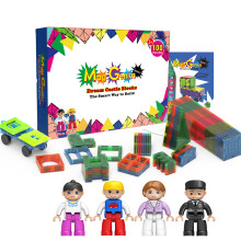 Magnet Building Tiles 102 Piece Set Magna Construction 3D +The New Magnet People