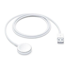 Genuine Apple Watch Magnetic Charger USB-A In White 1M Cable Model No. A2256