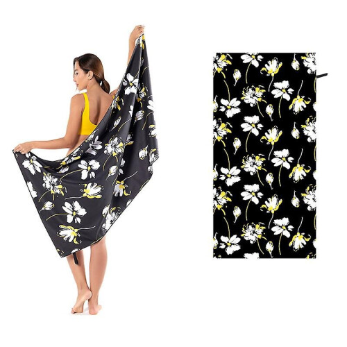 (A05) Microfiber Beach Towel Quick Drying Absorbent Lightweight Travel Bath Towels