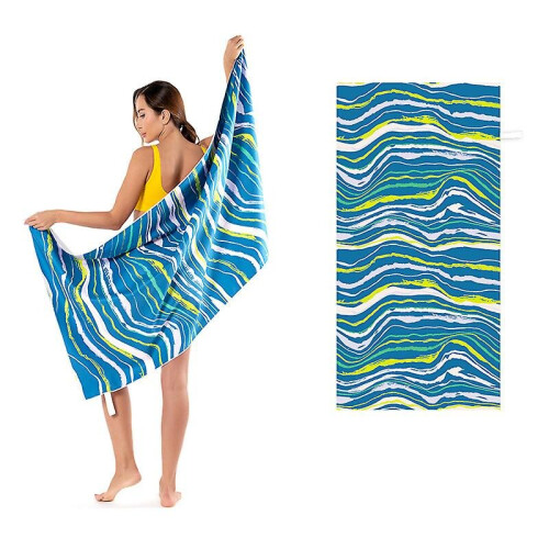 (A06) Microfiber Beach Towel Quick Drying Absorbent Lightweight Travel Bath Towels