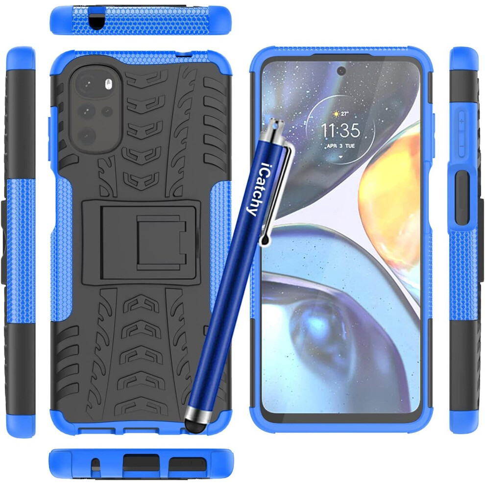 blue--for-motorola-moto-g22-rugged-shockproof-cover
