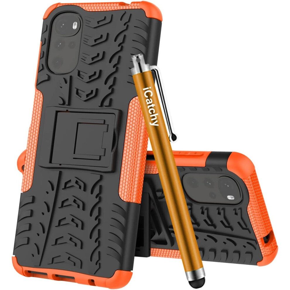 orange--for-motorola-moto-g22-rugged-shockproof-cover