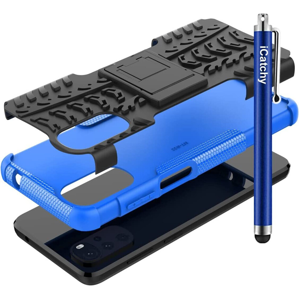 blue--for-motorola-moto-g22-rugged-shockproof-cover