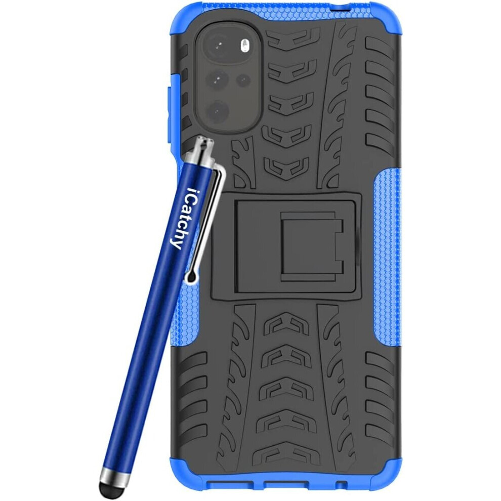 blue--for-motorola-moto-g22-rugged-shockproof-cover