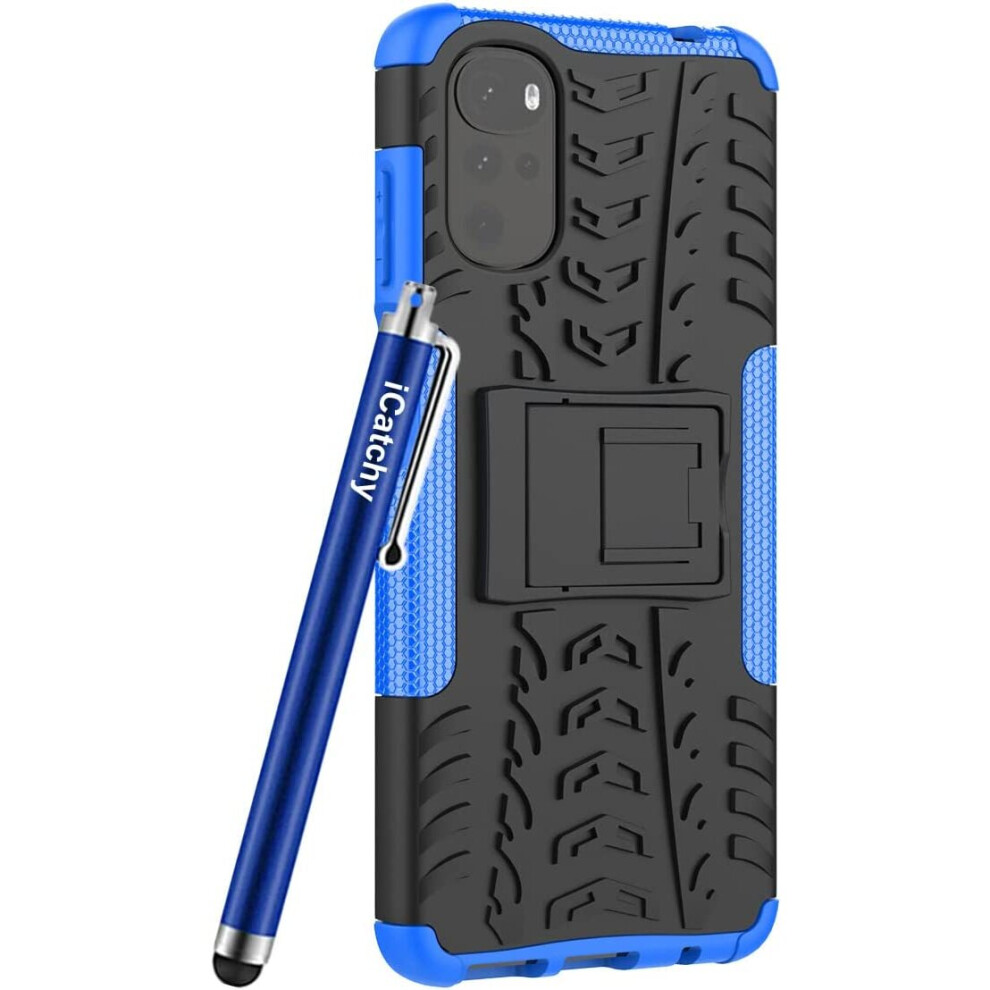 blue--for-motorola-moto-g22-rugged-shockproof-cover