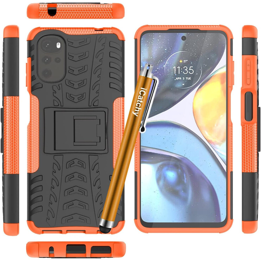 orange--for-motorola-moto-g22-rugged-shockproof-cover
