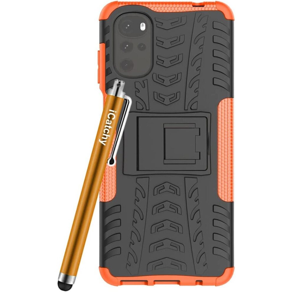 orange--for-motorola-moto-g22-rugged-shockproof-cover