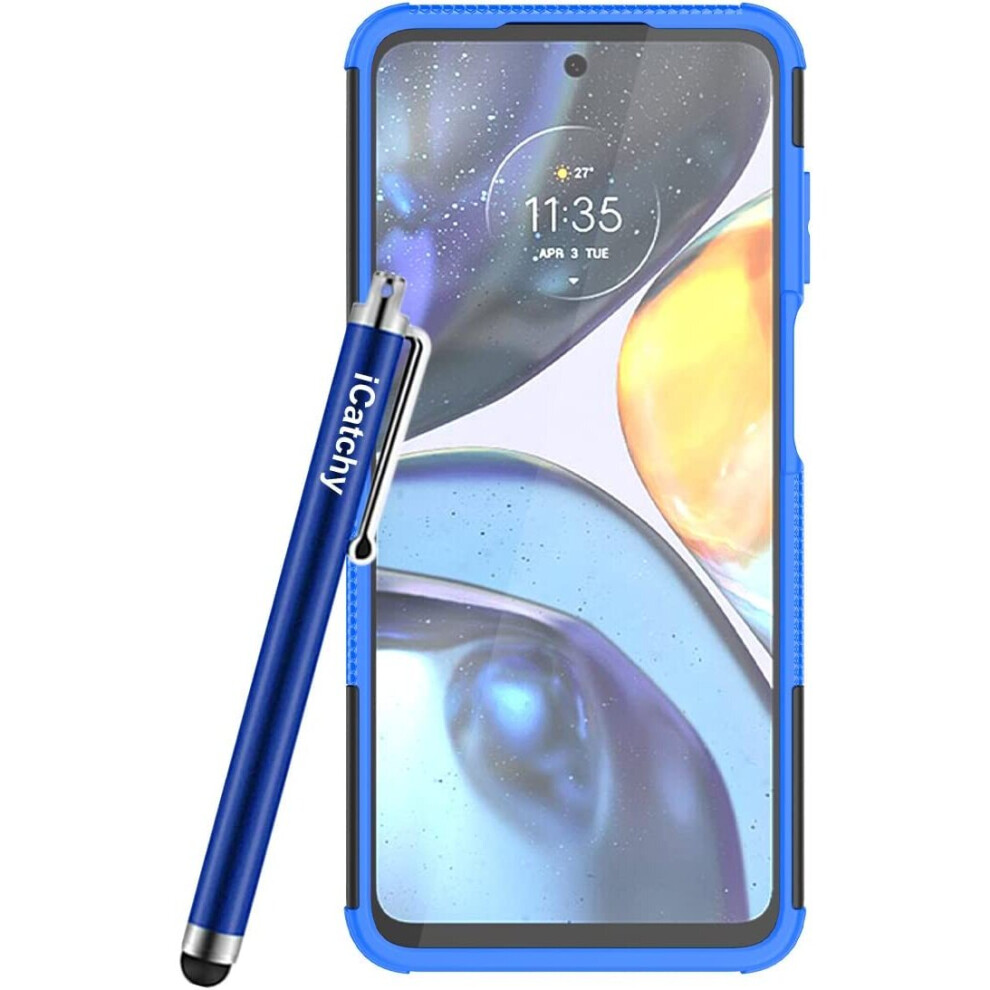 blue--for-motorola-moto-g22-rugged-shockproof-cover