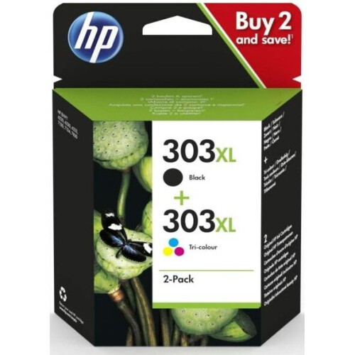 HP HP 3YN10AE (303XL) Printhead multi pack, 10ml + 12ml, Pack qty 2