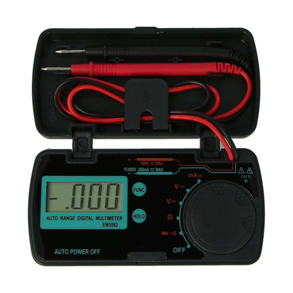 Mini Digital Multimeter AC DC Volt AMP OHM LCD Voltmeter Auto Power Off Data