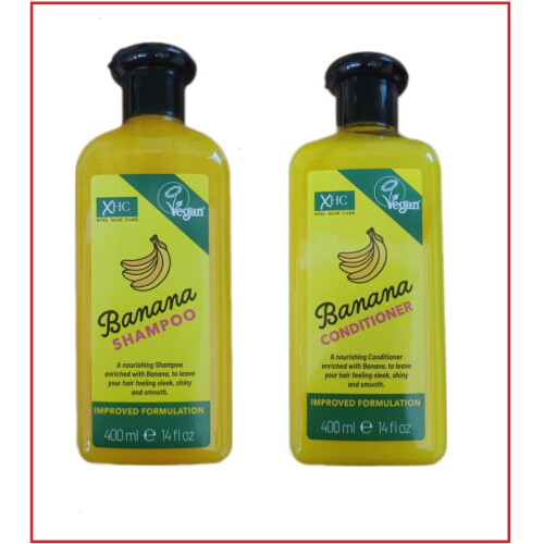 Xpel XPEL Banana Shampoo + Conditioner - 400ml Each