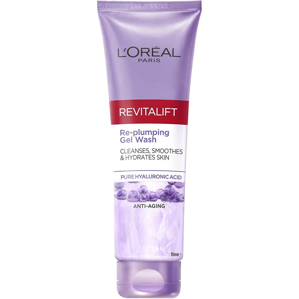 LâOrã©Al Paris L'oreal Revitalift Filler Replumping Gel Wash 150Ml