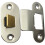 Loops 64mm Contract Standard Tubular Latch Rounded Strike/Forend Nickel Plated 4