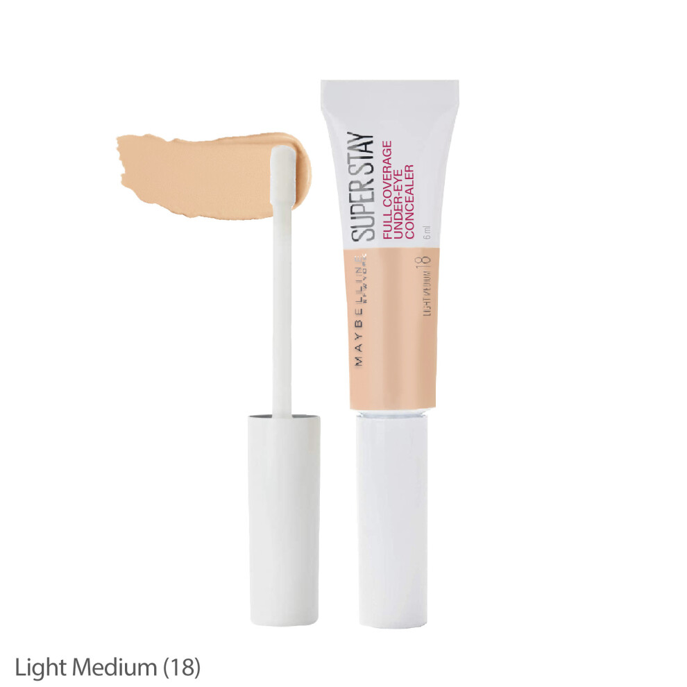 (Light Medium 18) Maybelline Super Stay Full Coverage Under Eye Concealer