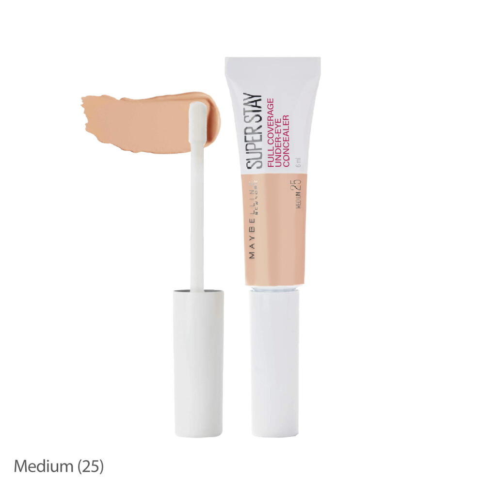 (Medium 25) Maybelline Super Stay Full Coverage Under Eye Concealer