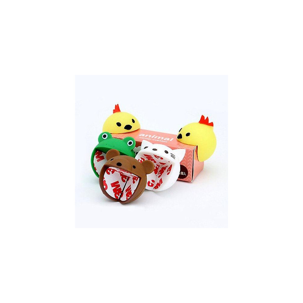 4pcs Table Corner Guards Children's Silicone Protector Cute Furniture Edge Protection
