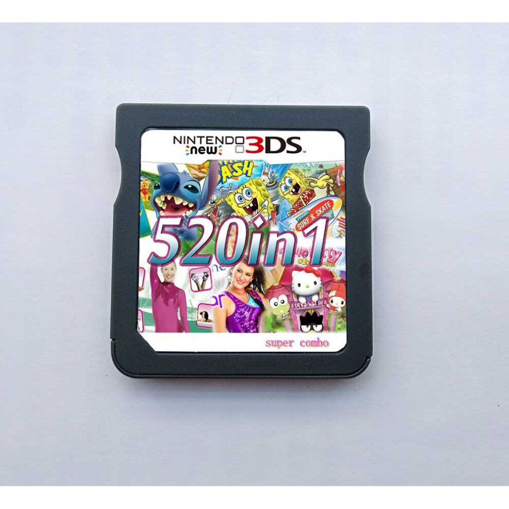Ganbuy (520In1 Cart) 208/482/4300In1 Video Games Cartridge Cards For Ds Nds 2Ds 3Ds Ndsi Ndsl