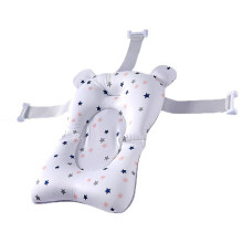 (Grey) Baby Bath Pad Baby Shower Bath Tub Pad Non Slip Soft Bathtub Support Mat Cushion