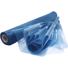 (Navy blue, 70CM X 10M) Time to Sparkle Organza Roll Fabric Wedding Chair Sash Bows Table Runner Party Decor Swags Gift Ribbon Home Decoration Crafting Supplies DIY Christmas