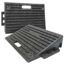 2X Heavy Duty Rubber Curb Ramps Car Vehicle Wheelchair Threshold Ramp