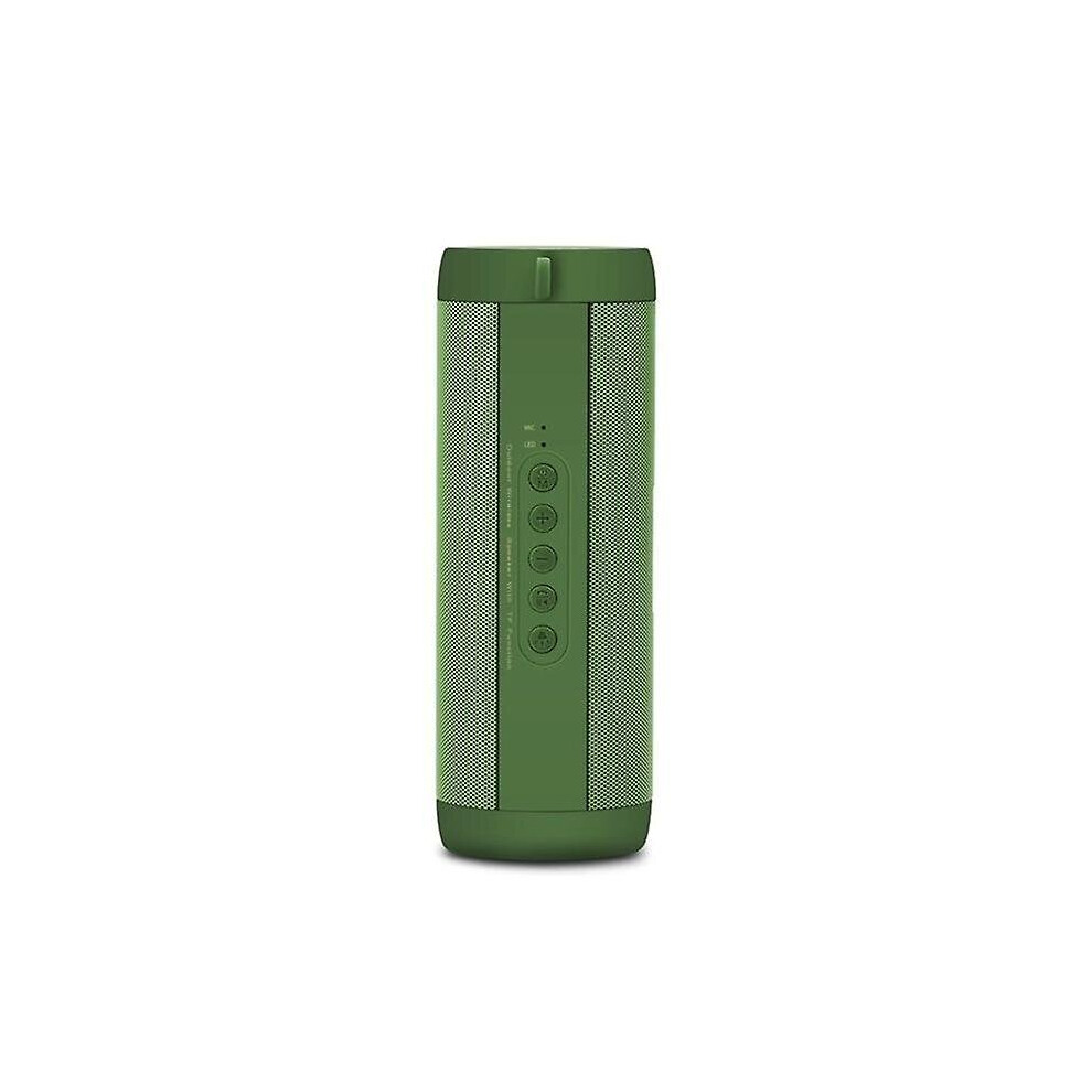 (Green) Wireless Bluetooth Speakers Column Speaker Subwoofer Sound Box Outdoor Loud Speaker Green 760954515691
