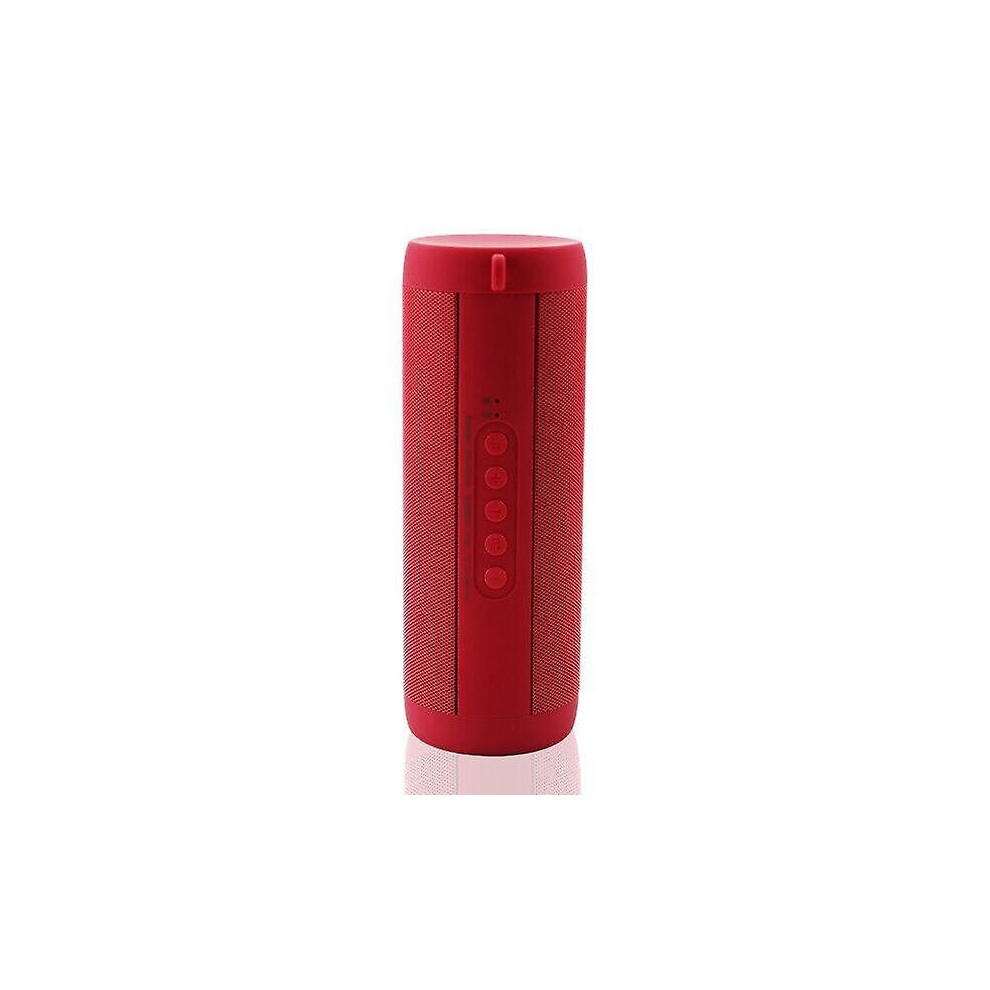 (Red) Wireless Bluetooth Speakers Column Speaker Subwoofer Sound Box Outdoor Loud Speaker Red 760954515639