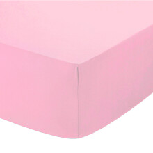 (Pink, Double) Extra Deep 16" (40cm) Fitted Bed Sheets