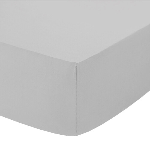 (Silver, 4FT Small Double   ) Extra Deep 16" (40cm) Fitted Bed Sheets