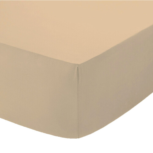 (Latte, pillow Case) Extra Deep 16" (40cm) Fitted Bed Sheets