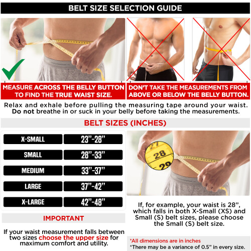 (Black, Small) RDX Weight Lifting Belt Powerlifting, 6mm 2