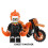 8Pcs Ghost Rider Motorcycle Mini Figures Building Blocks Toy 4