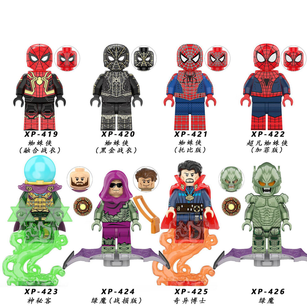 Marvel Avengers Super Hero Comic Mini Figures Dc Minifigure Gift Fits Lego