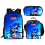 (4) Sonic 3 Piece School Bag Lunch Bag Pencil Case Kids Set 1