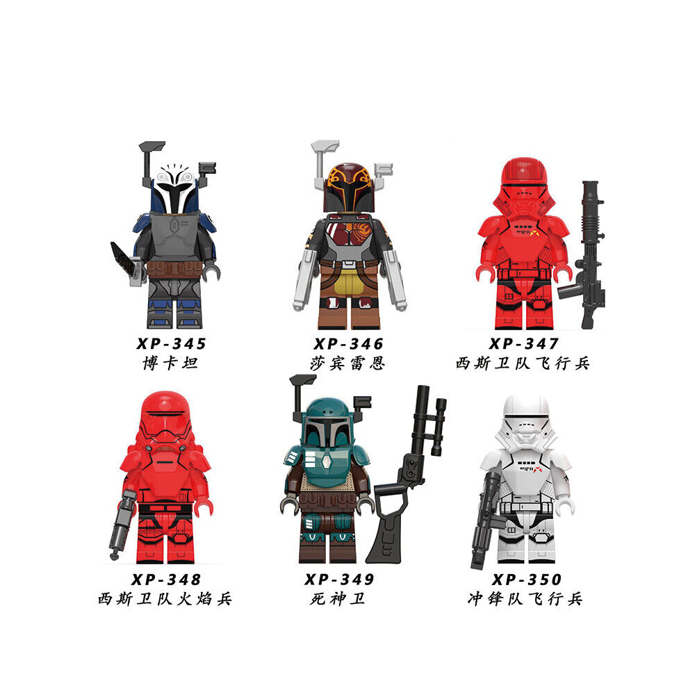 6X Star Wars Clone Wars Minifigures  Fit Lego Toy Collection