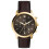 Fossil Fossil FS5763 Neutra Chronograph Brown Leather Men's Watch 1