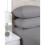 (Double,  Grey ) Extra Deep Non-Iron Percale Pollycotton Fitted Sheets 1