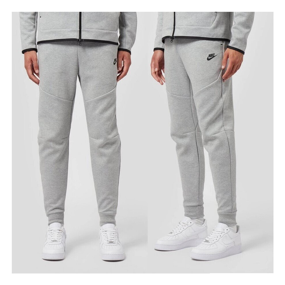 (M) Nike Mens Tech Fleece Grey Joggers