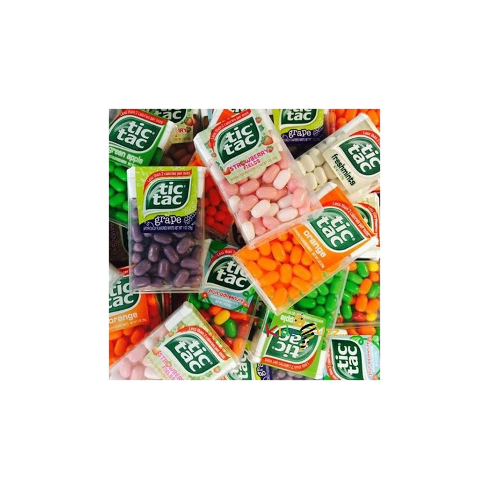 15 Mixed TIC TAC Mint Flavors Collection Box - (5 Flavors)