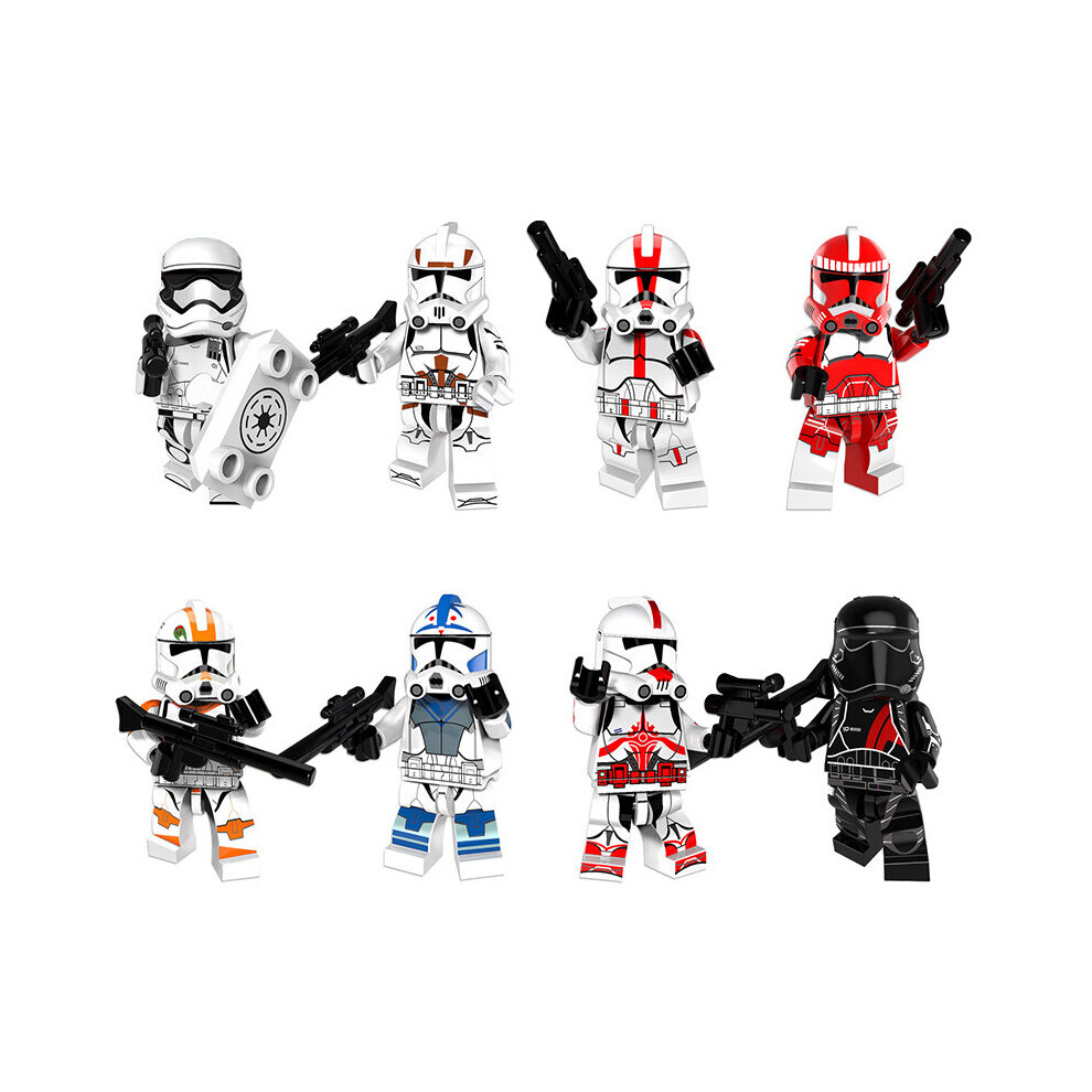 8pcs Star Wars Building Blocks Minifigure Fit Lego