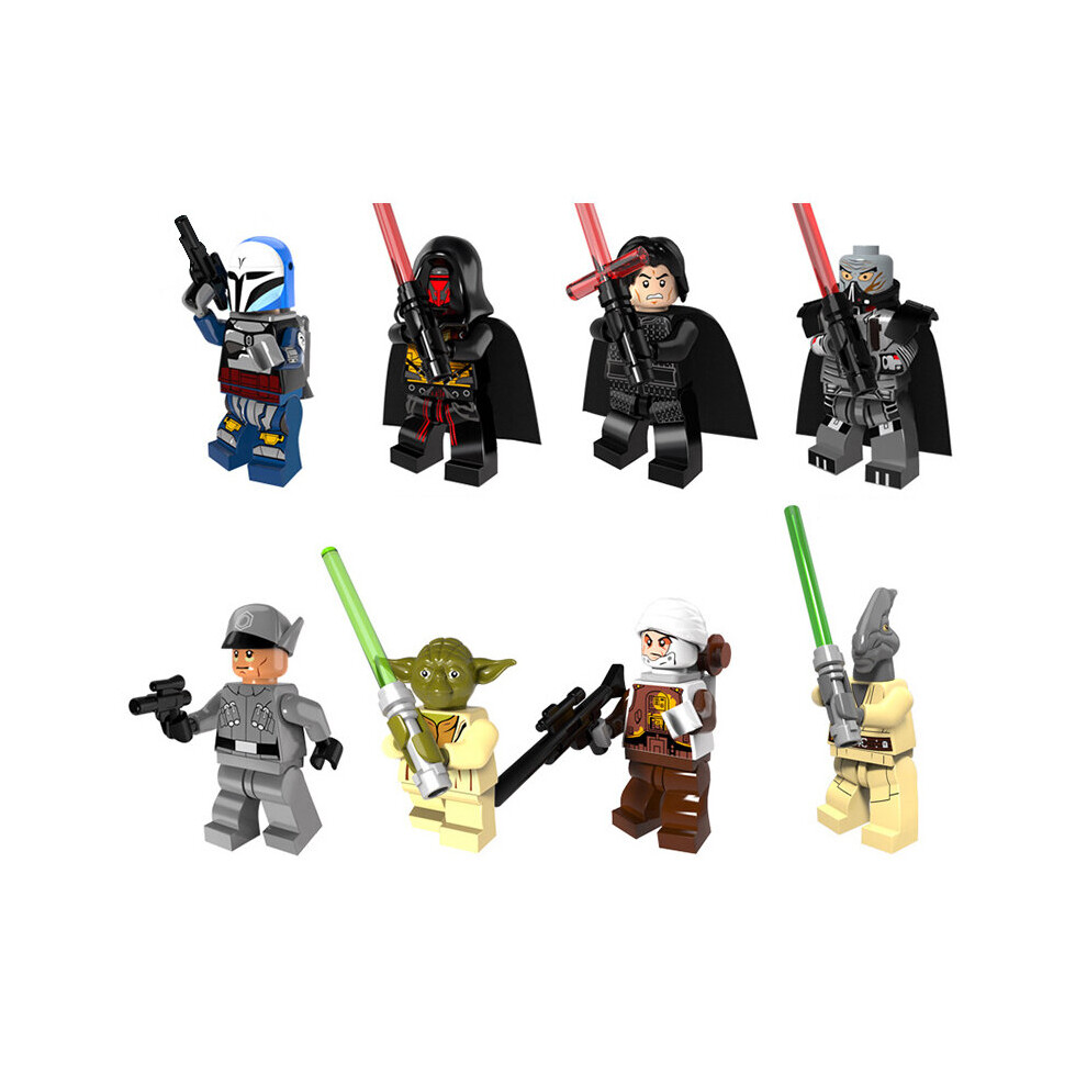 8pcs Star Wars Minifigure Building Blocks Kid Gift