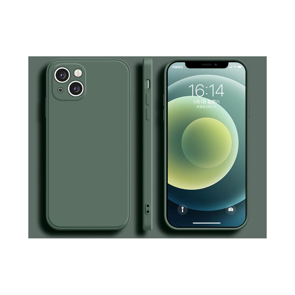 Liquid Silicon Gel Case For Iphone Xr - Green 5055546017482