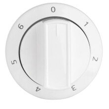 Knob Beko CSE CSM Oven Cooker Hob Temperature Control Switch Dial White Genuine