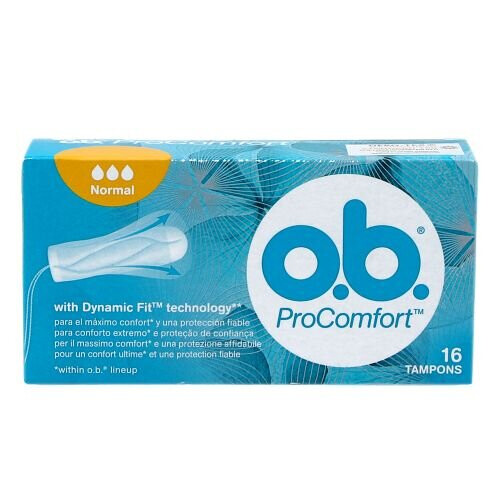 O.B. ProComfort Normal 16 Tampons with Dynamic Fit