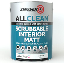Zinsser AllClean Matt Paint Pure Brilliant White 5L