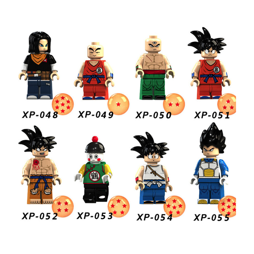 Gacloz 8X Dragon Ball Minifigure Building Block